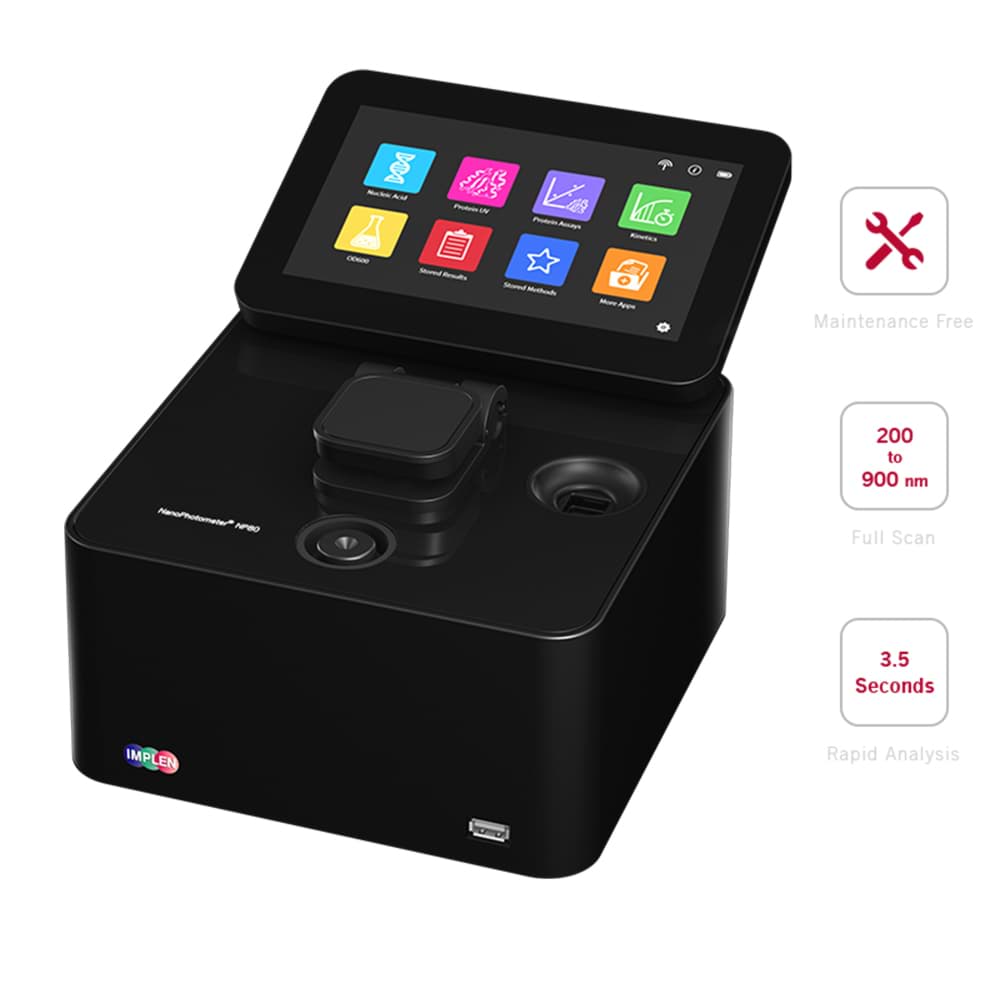 Picture of Implen NanoPhotometer NP80 Touch